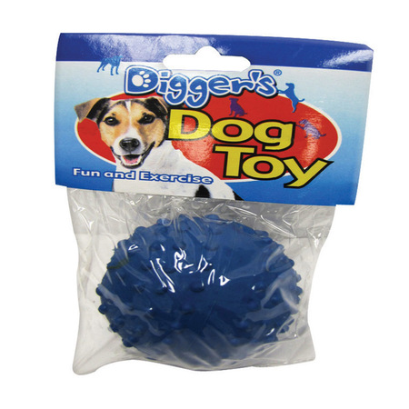 DIGGERS Dog Toy Dimple Ball A03663
